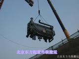 燃氣機組吊裝及搬運負層就位
